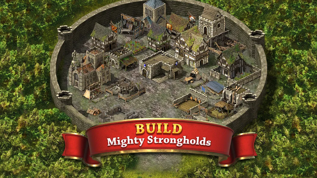 Скачать Stronghold Kingdoms Castle Sim (Стронгхолд Кингдомс) взлом на бесконечные деньги + мод меню screen 2