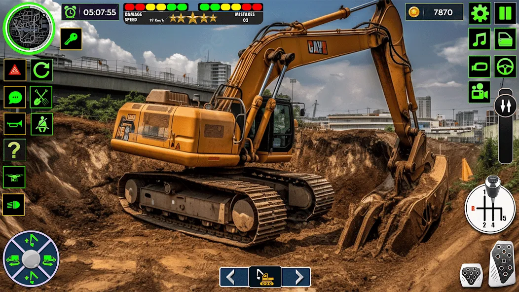 Скачать Real Road Construction Games (Реал Роад Конструкшн Геймс) взлом на бесконечные деньги + мод меню screen 1