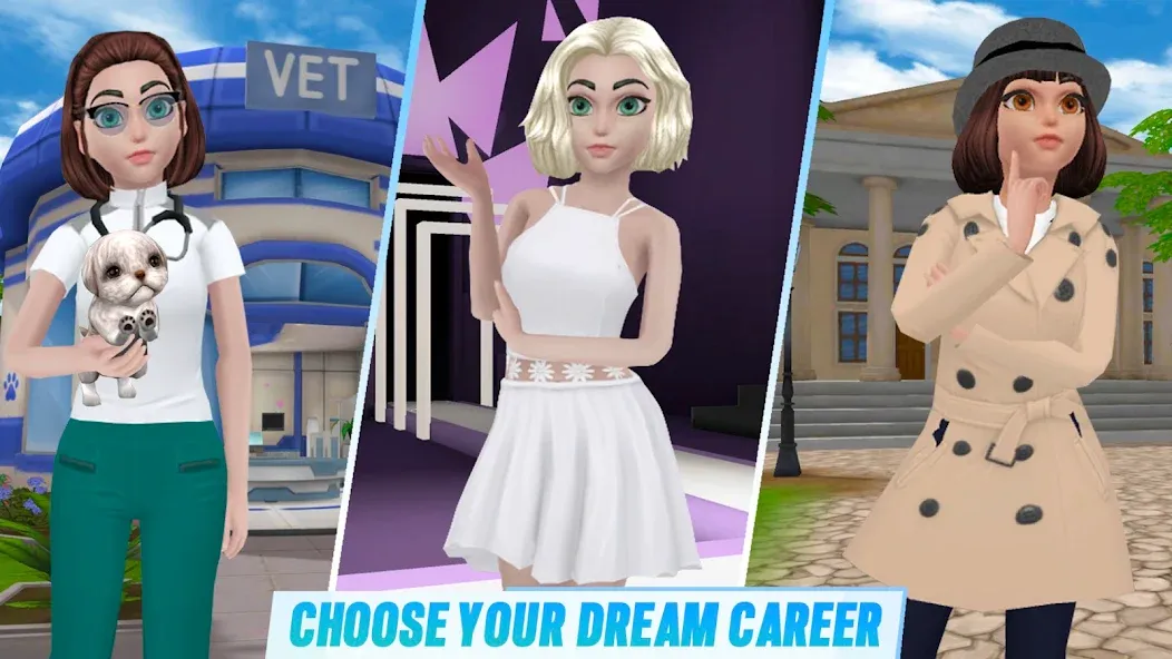 Скачать Virtual Sim Story: Home & Life взлом на бесконечные деньги + мод меню screen 5