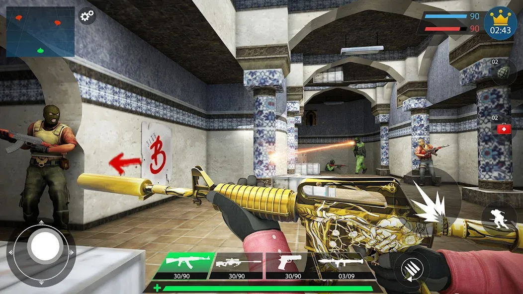 Скачать Commando Gun Shooting Games 3D взлом на бесконечные деньги + мод меню screen 4