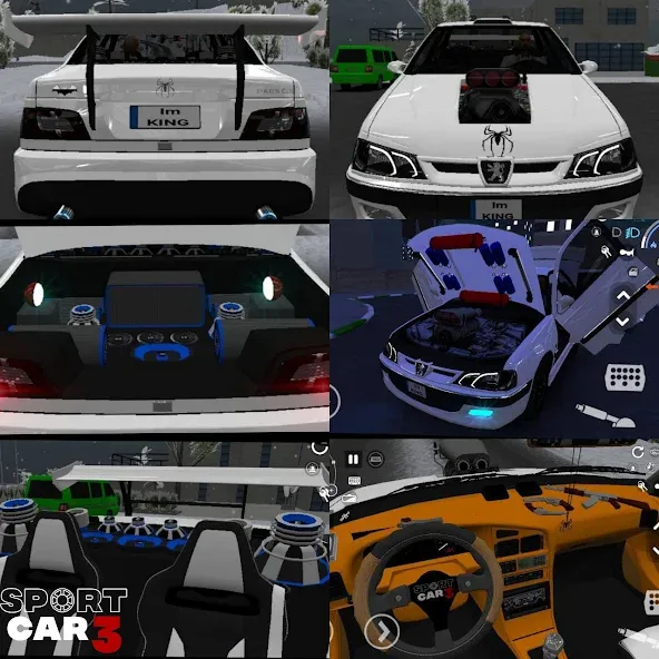 Скачать Sport car 3 : Taxi & Police — (Спорткар 3) взлом на бесконечные деньги + мод меню screen 1