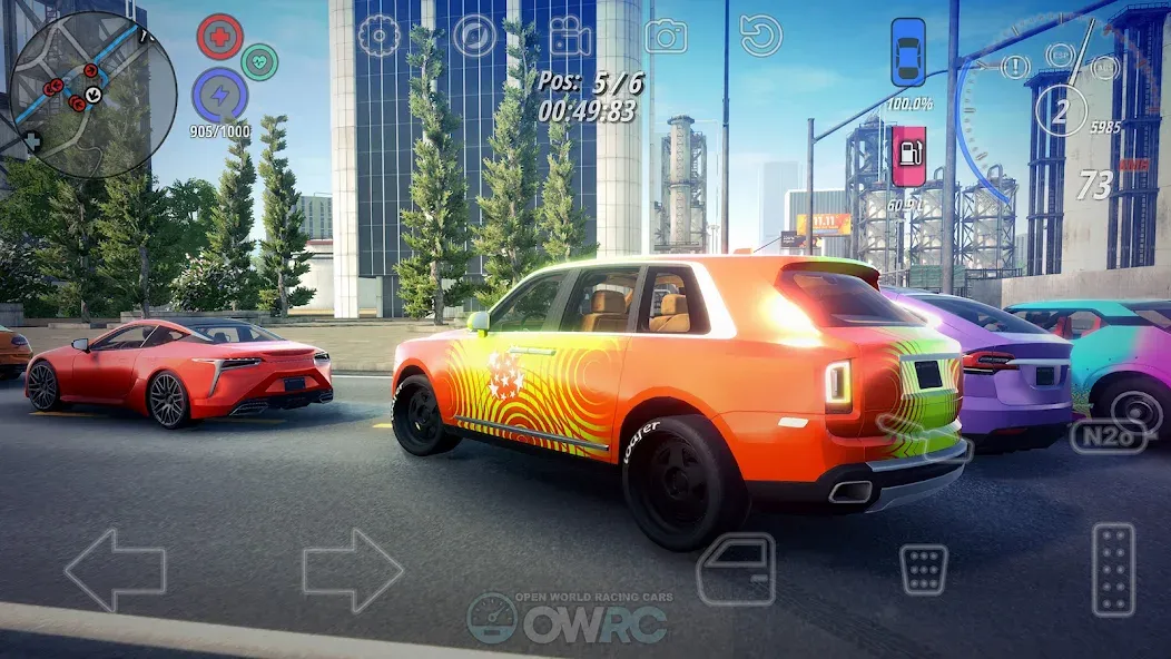 Скачать OWRC: Open World Racing Cars (ОВРК ) взлом на бесконечные деньги + мод меню screen 4