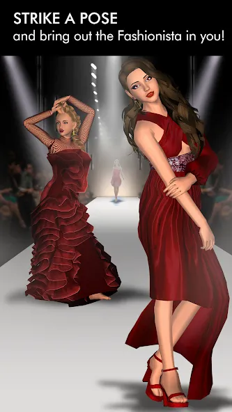 Скачать Fashion Empire — Dressup Sim взлом на бесконечные деньги + мод меню screen 2