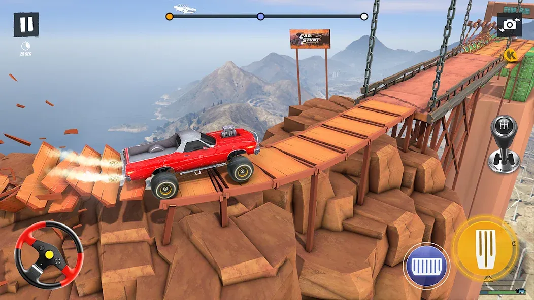 Скачать Car Stunt Games 3D Car Games взлом на бесконечные деньги + мод меню screen 2