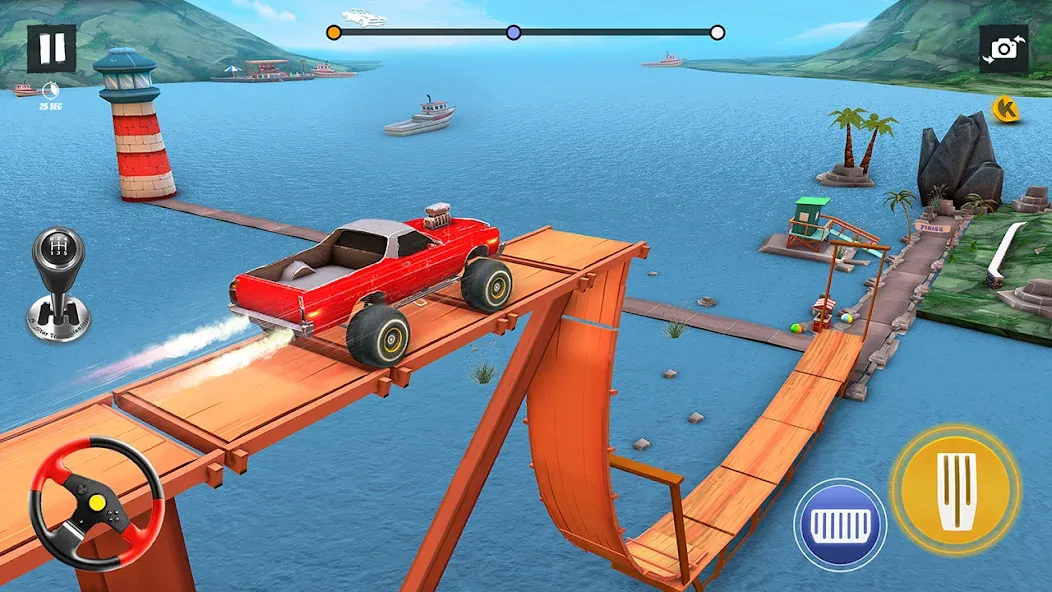 Скачать Car Stunt Games 3D Car Games взлом на бесконечные деньги + мод меню screen 3