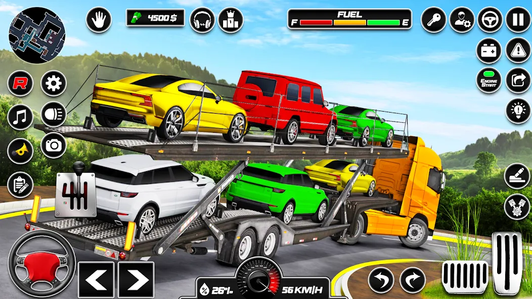 Скачать Car Transporter 3d:Truck Games взлом на бесконечные деньги + мод меню screen 2