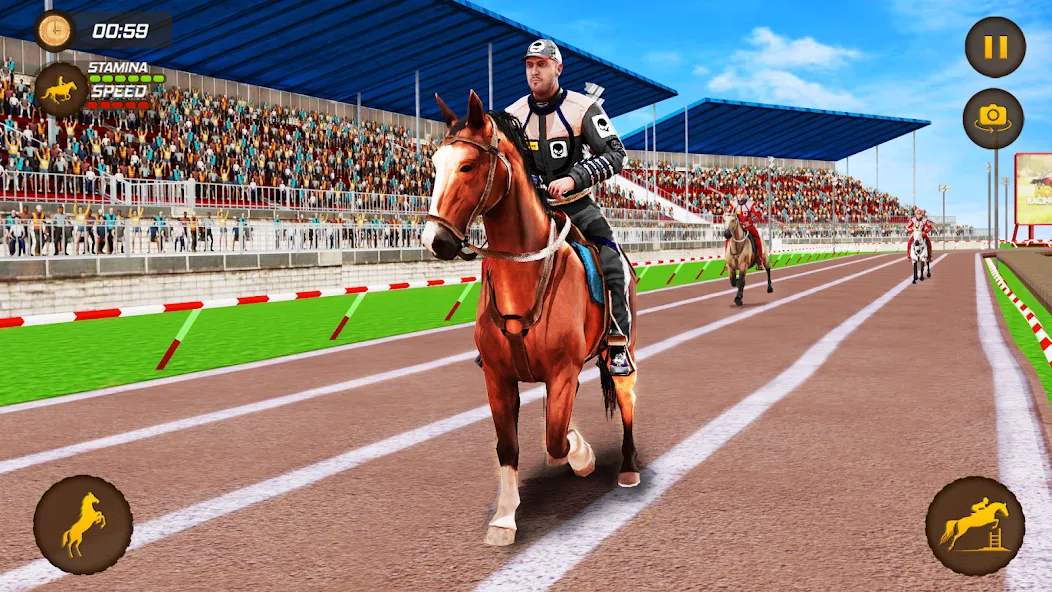 Скачать Horse Racing Game: Horse Games взлом на бесконечные деньги + мод меню screen 3