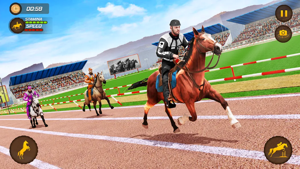 Скачать Horse Racing Game: Horse Games взлом на бесконечные деньги + мод меню screen 4