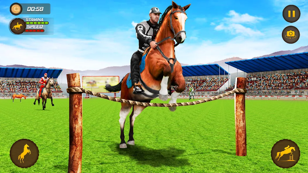 Скачать Horse Racing Game: Horse Games взлом на бесконечные деньги + мод меню screen 5