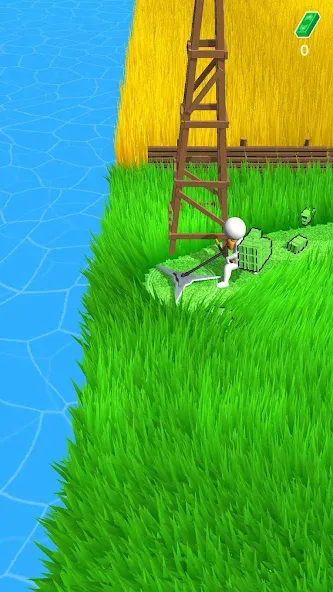 Скачать Stone Grass: Mowing Simulator (Стоун Грасс) взлом на бесконечные деньги + мод меню screen 1