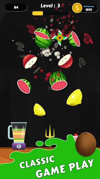 Скачать Fruit Cut Master — Crazy Slash (Фрут Кат Мастер) взлом на бесконечные деньги + мод меню screen 5