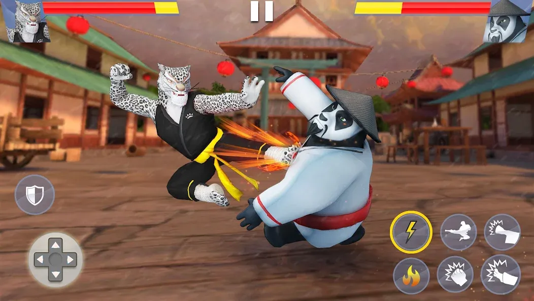 Скачать Kung Fu Animal: Fighting Games (Кунгфу животное) взлом на бесконечные деньги + мод меню screen 2