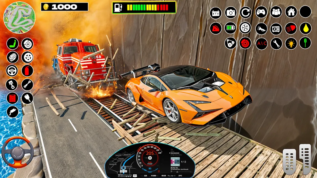 Скачать Rampa Car Game: GT Car stunts (Мега Рэмпс) взлом на бесконечные деньги + мод меню screen 1