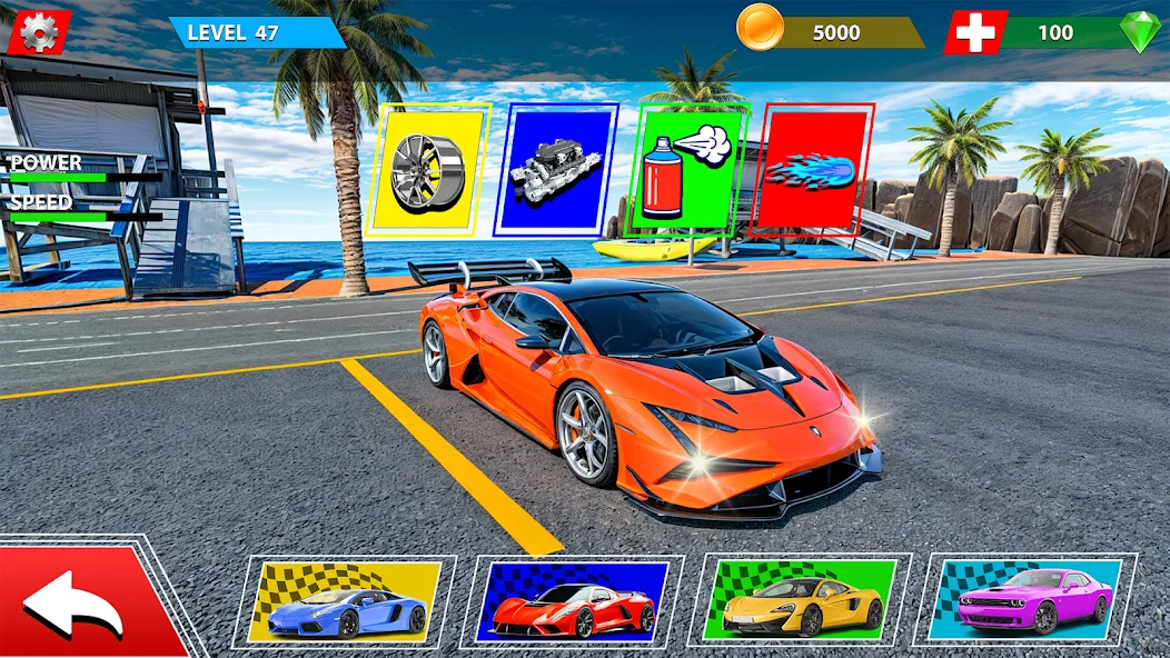 Скачать Rampa Car Game: GT Car stunts (Мега Рэмпс) взлом на бесконечные деньги + мод меню screen 3