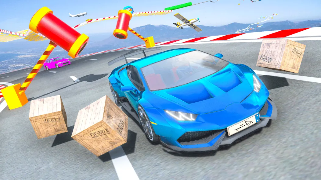 Скачать Ramp Car Games: GT Car Stunts взлом на бесконечные деньги + мод меню screen 4