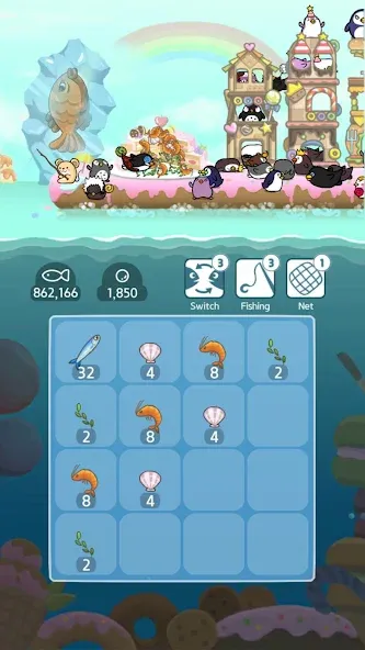 Скачать 2048 Penguin Island взлом на бесконечные деньги + мод меню screen 2