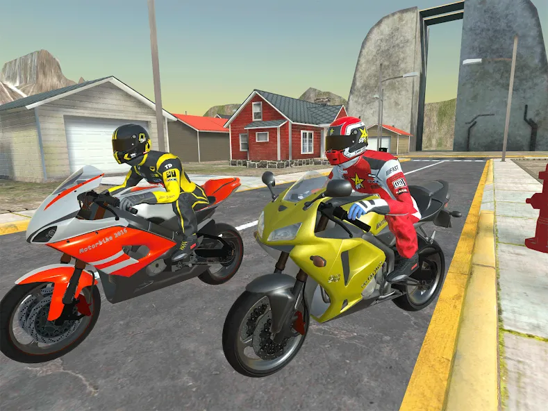 Скачать Moto bike Driving: Mega Ramp взлом на бесконечные деньги + мод меню screen 2