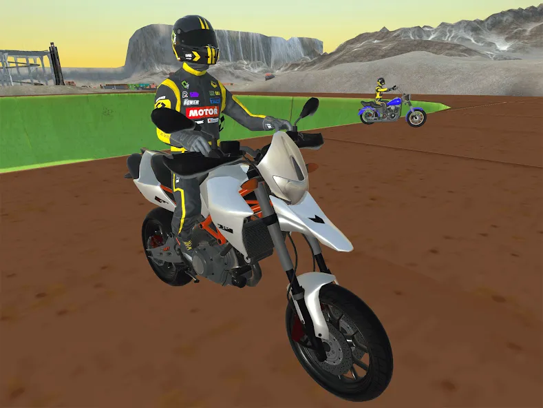 Скачать Moto bike Driving: Mega Ramp взлом на бесконечные деньги + мод меню screen 5