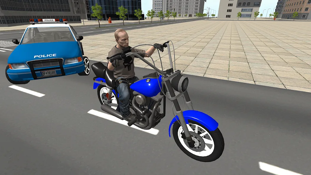 Скачать Bike Driving: Police Chase взлом на бесконечные деньги + мод меню screen 3