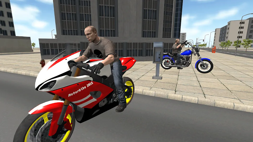 Скачать Bike Driving: Police Chase взлом на бесконечные деньги + мод меню screen 4