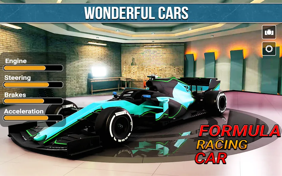 Скачать Formula Game: Car Racing Game взлом на бесконечные деньги + мод меню screen 4