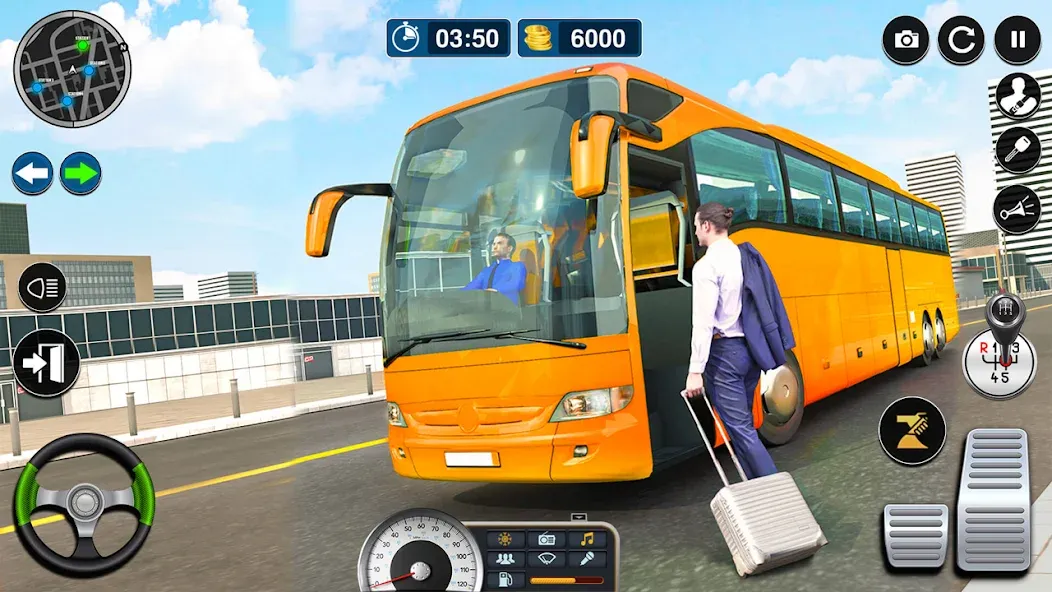 Скачать Bus Simulator Game: Coach Game взлом на бесконечные деньги + мод меню screen 2