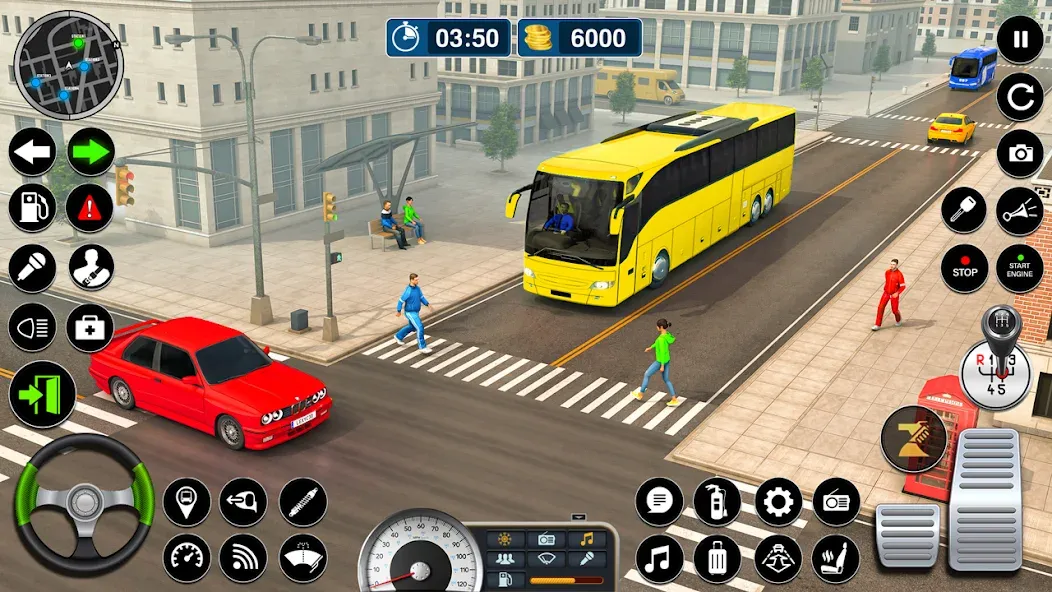 Скачать Bus Simulator Game: Coach Game взлом на бесконечные деньги + мод меню screen 4