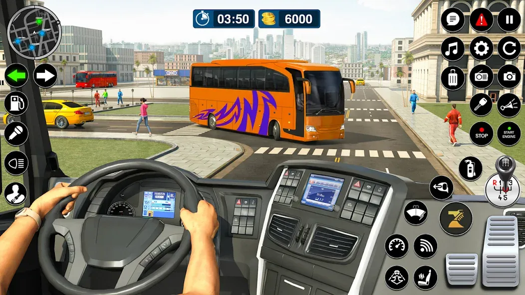 Скачать Bus Simulator Game: Coach Game взлом на бесконечные деньги + мод меню screen 5