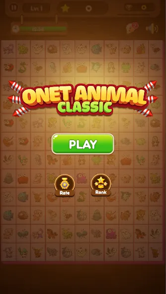 Скачать Onet Connect Animal Game (Онет Соединить Животные игра) взлом на бесконечные деньги + мод меню screen 1