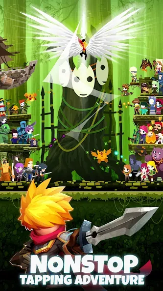 Скачать Tap Titans 2: Clicker Idle RPG взлом на бесконечные деньги + мод меню screen 2