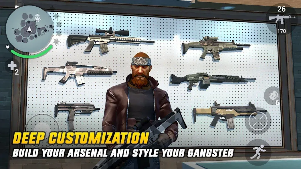 Скачать Gangstar New Orleans взлом на бесконечные деньги + мод меню screen 1