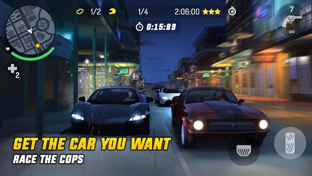 Скачать Gangstar New Orleans взлом на бесконечные деньги + мод меню screen 3