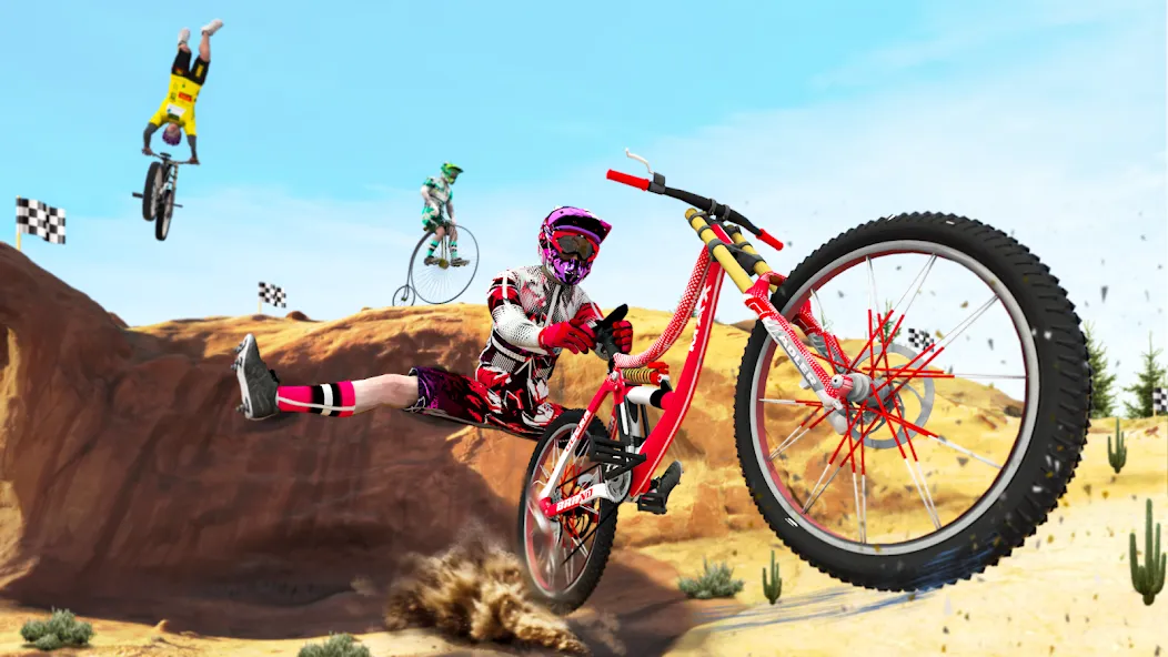 Скачать BMX Rider: Cycle Race Game взлом на бесконечные деньги + мод меню screen 2