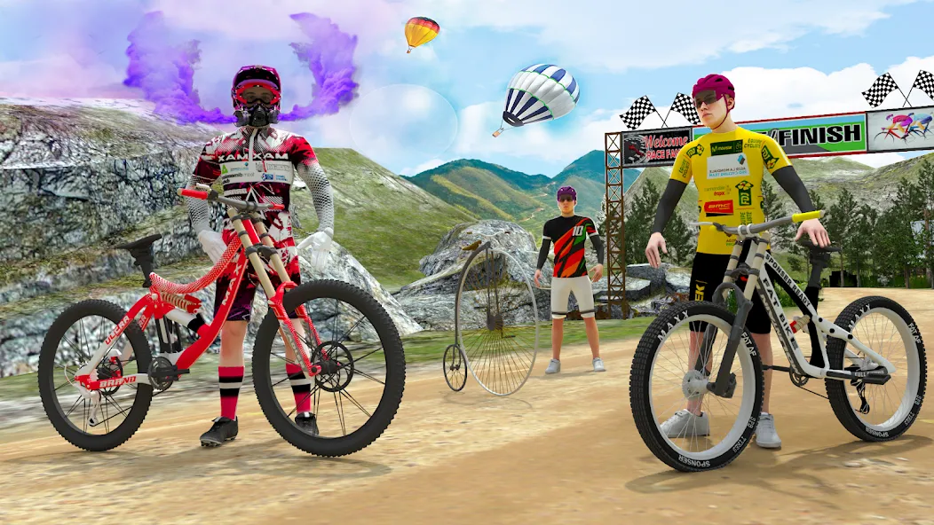 Скачать BMX Rider: Cycle Race Game взлом на бесконечные деньги + мод меню screen 4