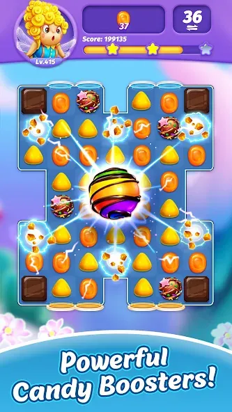 Скачать Candy Charming — Match 3 Games (энди Чарминг) взлом на бесконечные деньги + мод меню screen 2