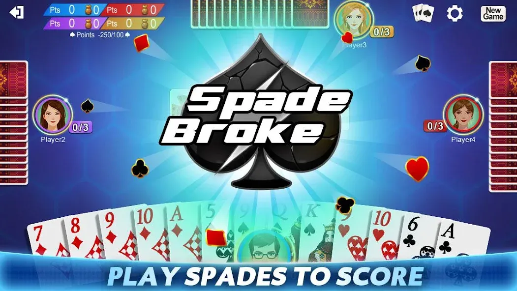 Скачать Spades (Спейдс) взлом на бесконечные деньги + мод меню screen 3