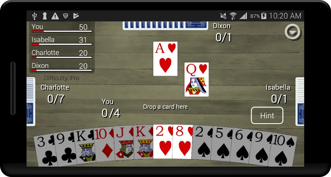 Скачать Spades Card Classic (Спейдс Кард Классик) взлом на бесконечные деньги + мод меню screen 4