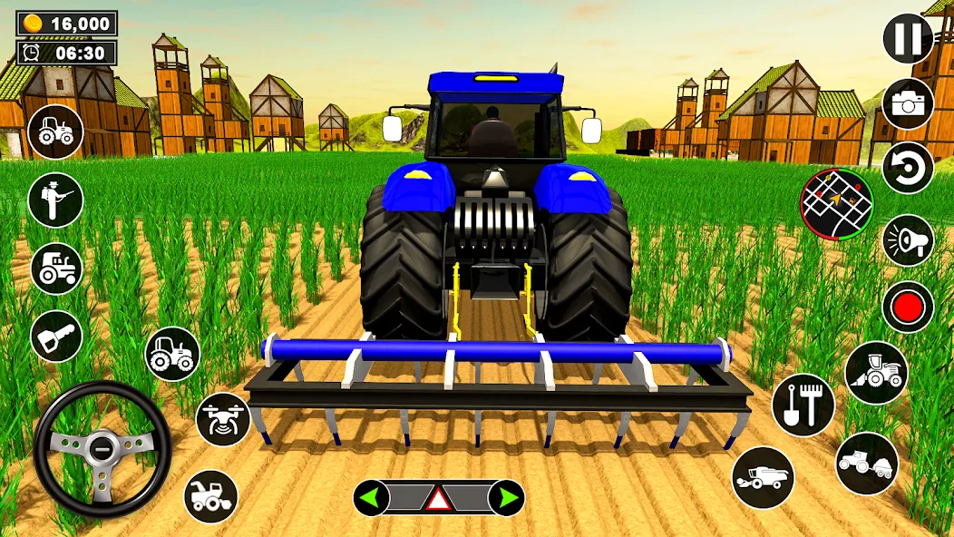 Скачать Real Tractor Driving Simulator взлом на бесконечные деньги + мод меню screen 3