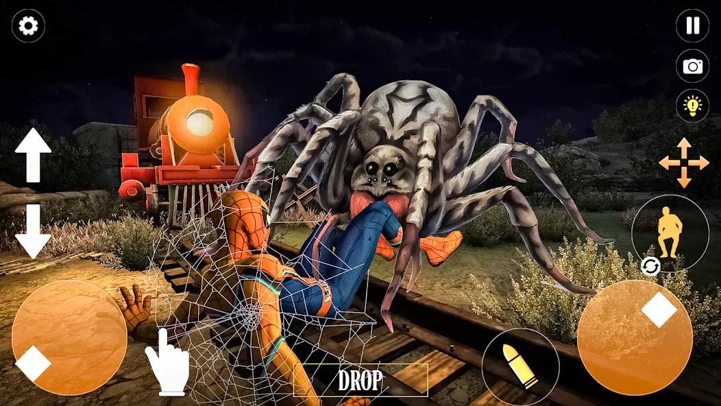 Скачать Horror Spider : Scary Train взлом на бесконечные деньги + мод меню screen 4