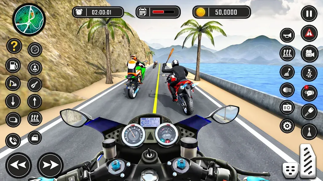 Скачать Bike Racing Games — Bike Game (Байк Рейсинг Геймс) взлом на бесконечные деньги + мод меню screen 1