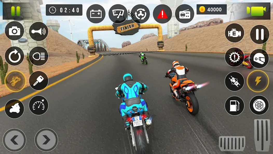 Скачать Bike Racing Games — Bike Game (Байк Рейсинг Геймс) взлом на бесконечные деньги + мод меню screen 5