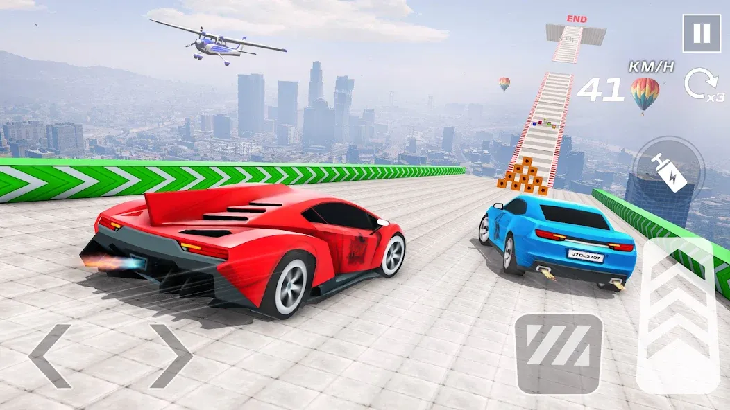 Скачать Car Games 3D — GT Car Stunts взлом на бесконечные деньги + мод меню screen 1