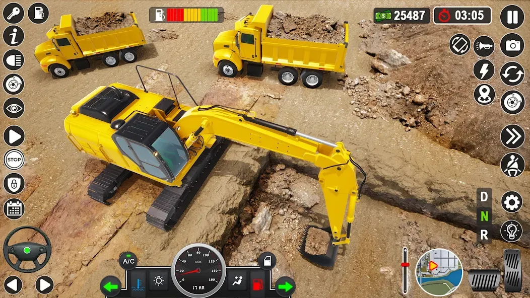 Скачать Construction Games Simulator взлом на бесконечные деньги + мод меню screen 1