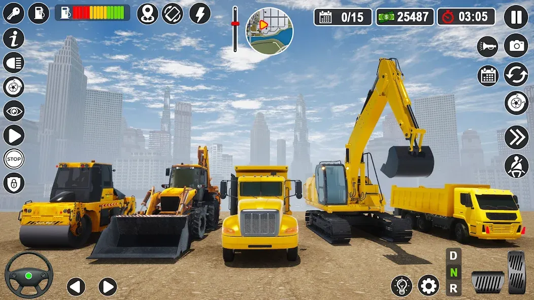 Скачать Construction Games Simulator взлом на бесконечные деньги + мод меню screen 3