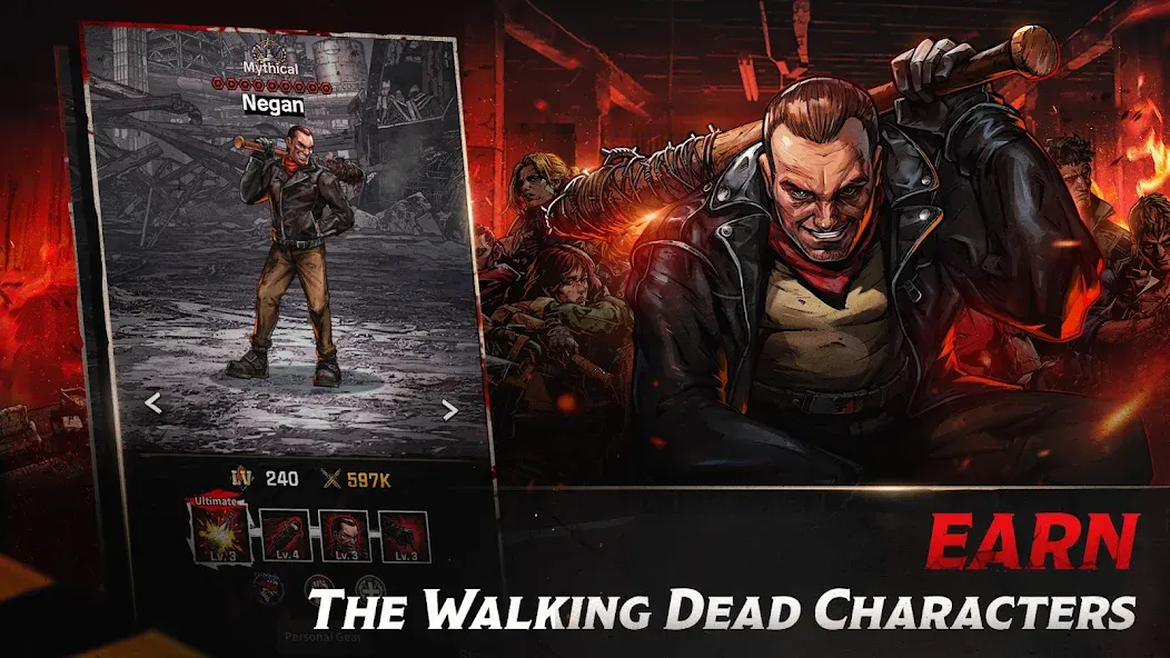 Скачать The Walking Dead: All-Stars (Зе Вокинг Дед) взлом на бесконечные деньги + мод меню screen 3