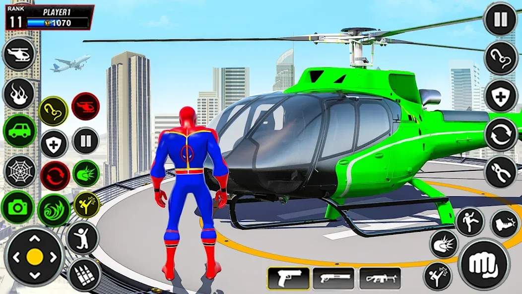 Скачать Miami Superhero: Spider Games взлом на бесконечные деньги + мод меню screen 2