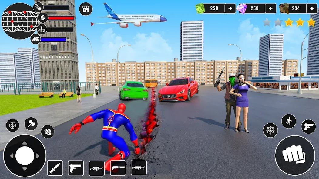 Скачать Miami Superhero: Spider Games взлом на бесконечные деньги + мод меню screen 4