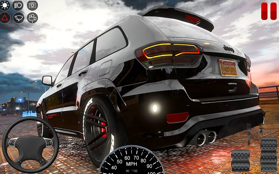 Скачать US Prado Car Games Simulator взлом на бесконечные деньги + мод меню screen 1