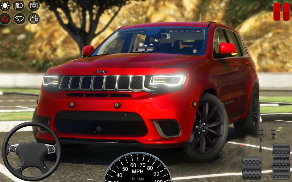 Скачать US Prado Car Games Simulator взлом на бесконечные деньги + мод меню screen 3