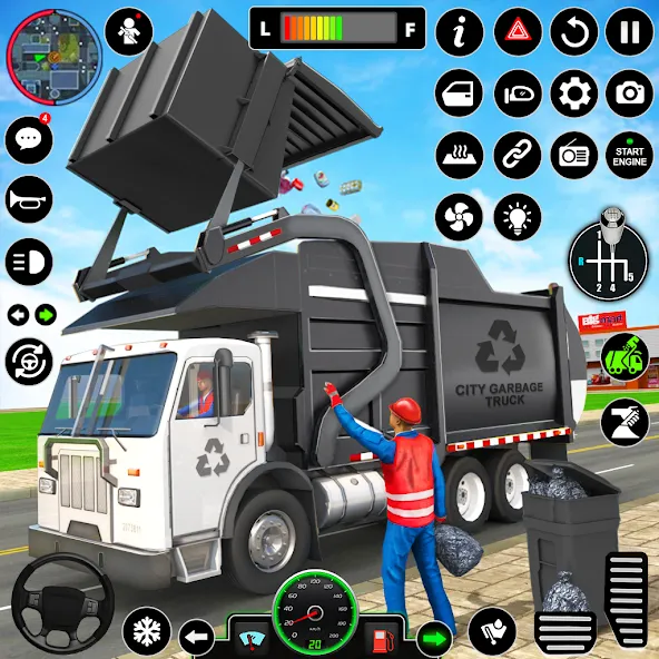 Скачать Truck Driving Games Truck Game (Трак Драйвинг игры Трак игра) взлом на бесконечные деньги + мод меню screen 1